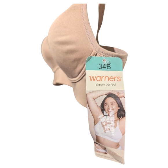 Warners Simply Perfect All You Need Lightly Lined Wireless Bra 34B - Picture 1 of 6